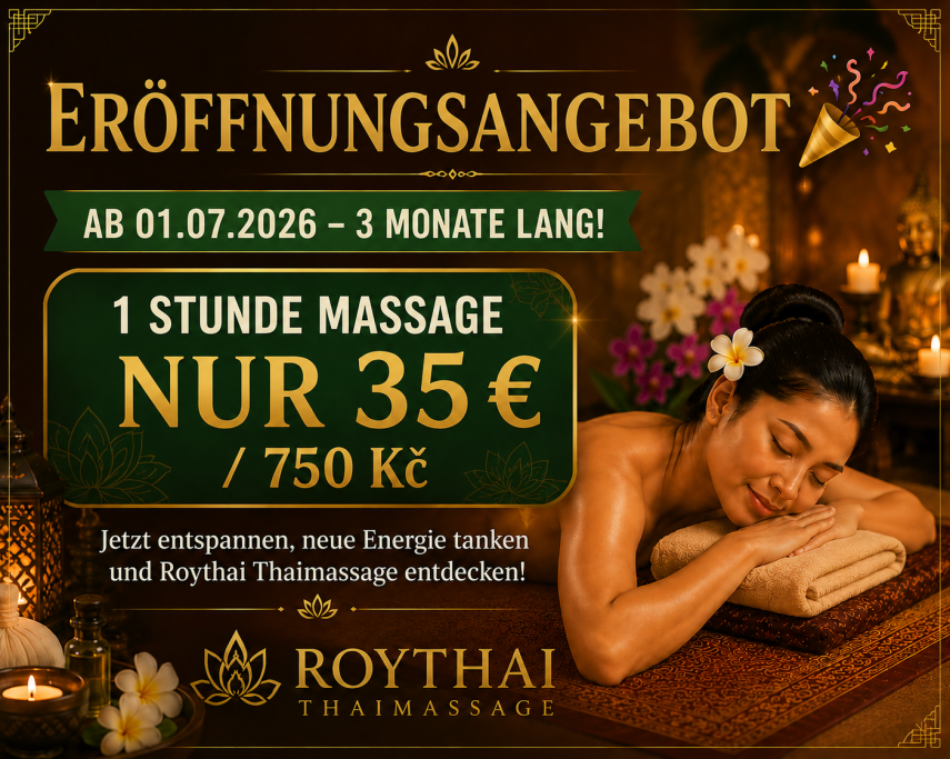 Roythai Thaimassage Eröffnungsangebot 35€